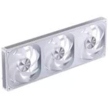 Conjunto de ventoinhas de caixa Jonsbo ZA-420W — 3×140 mm PWM ARGB, branco
