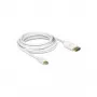 Cabo DisplayPort DeLOCK 83481 Mini DisplayPort 1 m branco