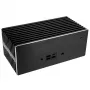 Akasa Turing ABX UCFF Caixa sem ventoinha para Mini PC AMD (Gigabyte BRIX 4000U), alumínio, preto