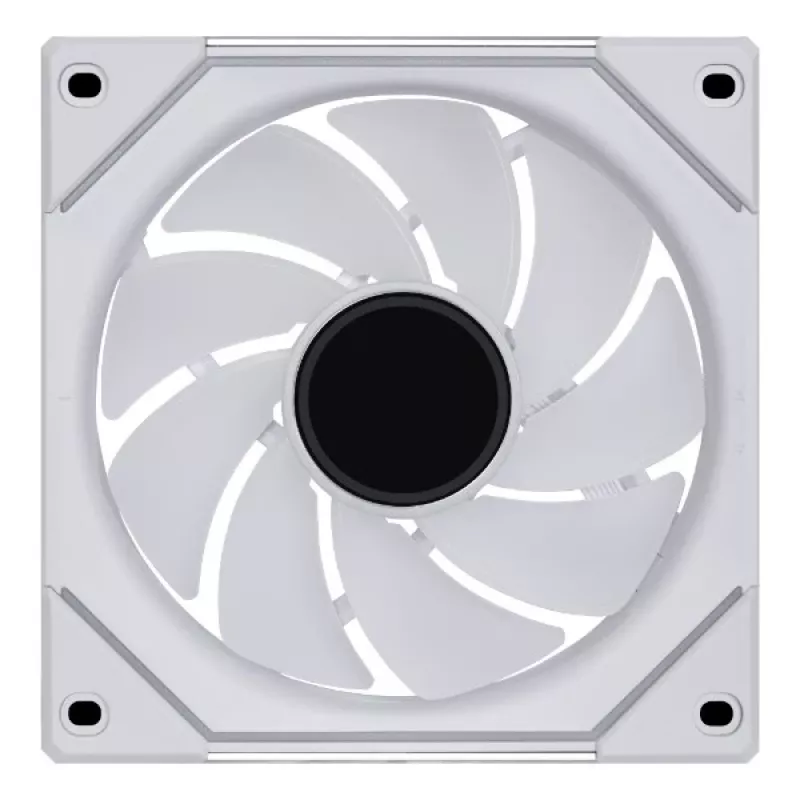 Ventoinha Lian Li UNI FAN SL-INF Wireless ARGB PWM 120mm — branco, sistema de ventoinhas modular magnético