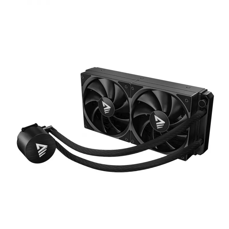 Kit de refrigeração líquida SAVIO NOX 240 mm – radiador de 240 mm, 2 ventoinhas de 120 mm, radiador de alumínio, base de cobre, compatível com LGA 2011/2011-v3/2066/1200/115x/775