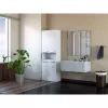 Armário de arrumação de casa de banho Topeshop NEL 2K DK branco