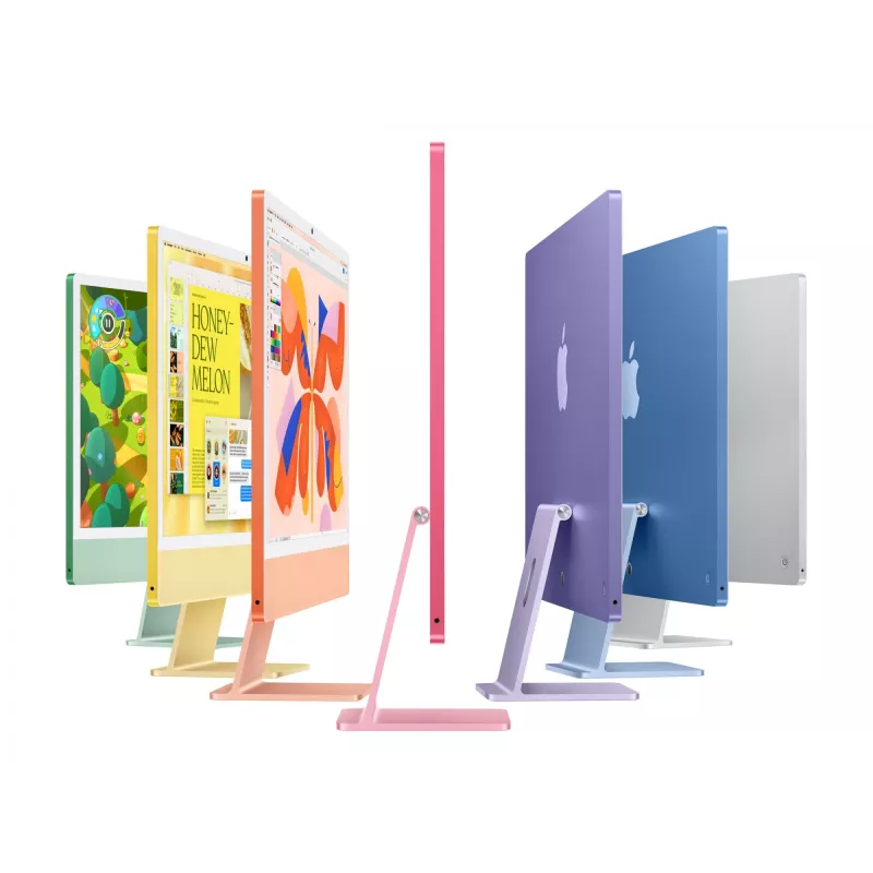 iMac 24 polegadas: M4 10/10, 16 GB, 512 GB SSD – azul