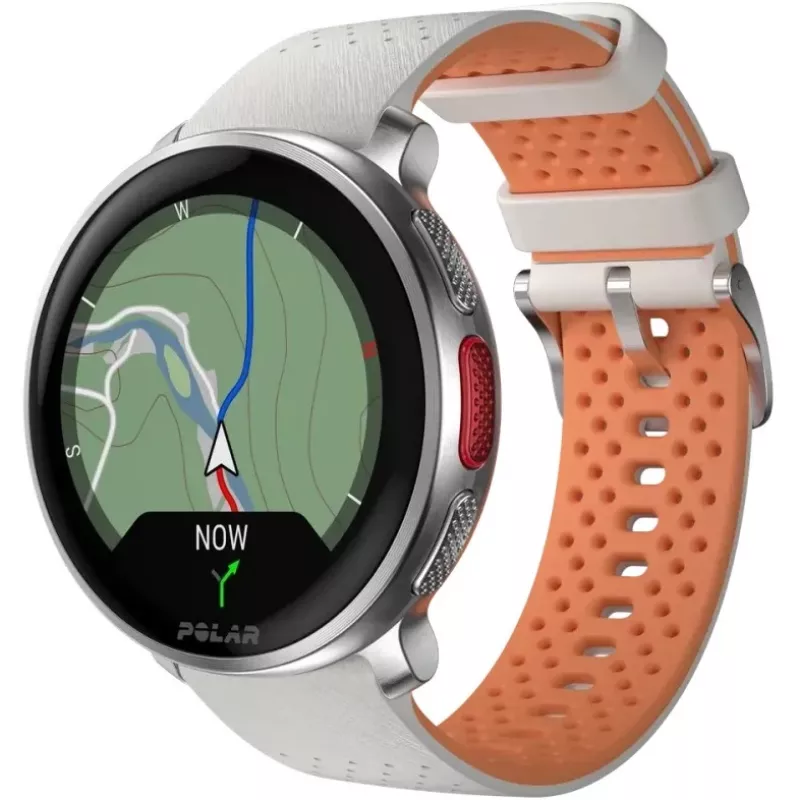 Polar Vantage V3 - Alumínio - Relógio desportivo com pulseira - Silicone - Ecrã 3,5 cm (1,39 polegadas) - 32 GB - Bluetooth - 57 g - Sunrise Apricot (900108893)