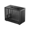 DeepCool CH160 PLUS R-CH160-BKNGM0-G caixa compacta para computador (SFF), Mini-ITX/Micro-ATX, vidro temperado, preta