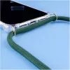 Colar para telefone Lookabe loo014 para iPhone XR – capa protetora dourada e verde com fita