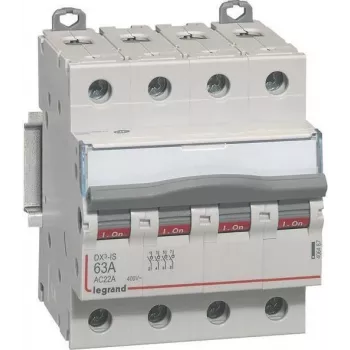 Interruptor diferencial Legrand Dx3 4P 63A (Modelo 406487)