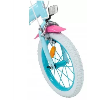 Bicicleta infantil Toimsa TOI1497 roda de 14 polegadas, tema My Little Pony, para 4–6 anos, 4 rodas, travões de aro dianteiro/traseiro