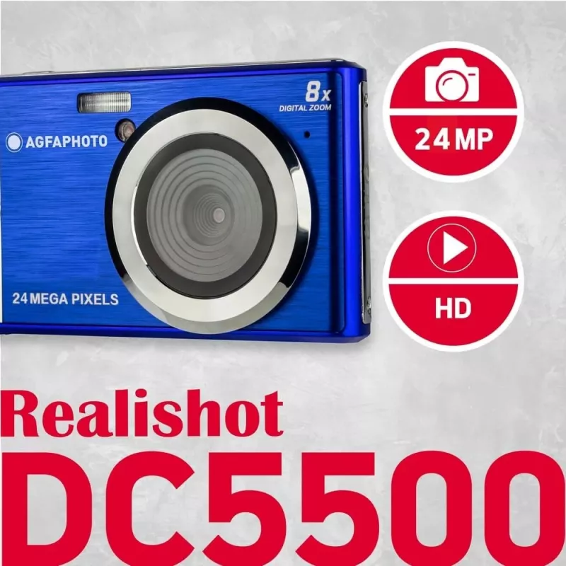 Câmara compacta Realishot DC5500 24 MP CMOS 5616 x 3744 píxeis Azul (DC5500BL)