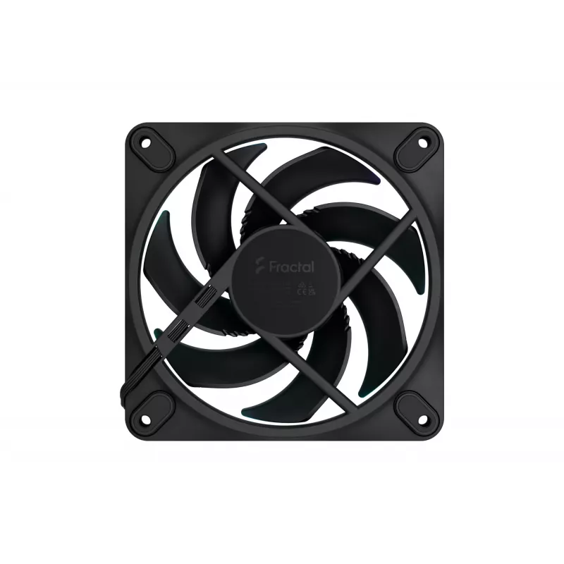 Fractal Design Momentum 12 RGB ventoinha de caixa de 120 mm, preta