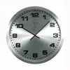 NeXtime Relógio de parede 2906zw Mercure, Ø25 cm, prateado