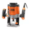 Fresadora/Trimmer Black & Decker KW1200EKA-QS — fresadora compacta com ajuste de profundidade, design ergonómico