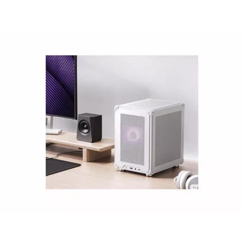 Caixa de computador Jonsbo C6 ITX caixa branca