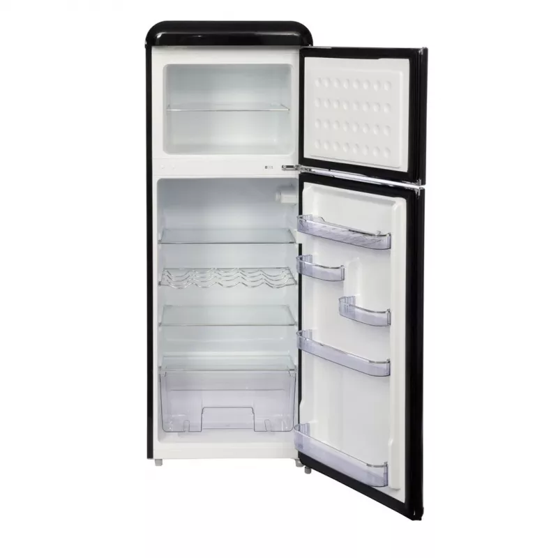 Combinado de frigorífico e congelador retro Ravanson LKK-210RB