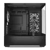 Sharkoon MK6 RGB Micro-ATX caixa de PC, preta, vidro temperado