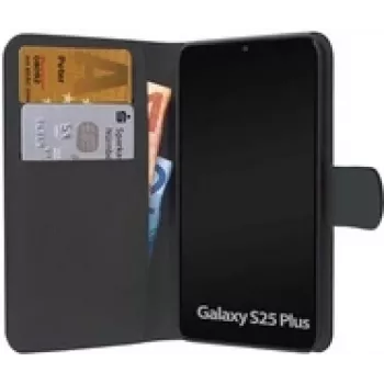 Capa tipo livro PEDEA Book Cover Classic para Samsung Galaxy S25+ 5G, preto (111600005)