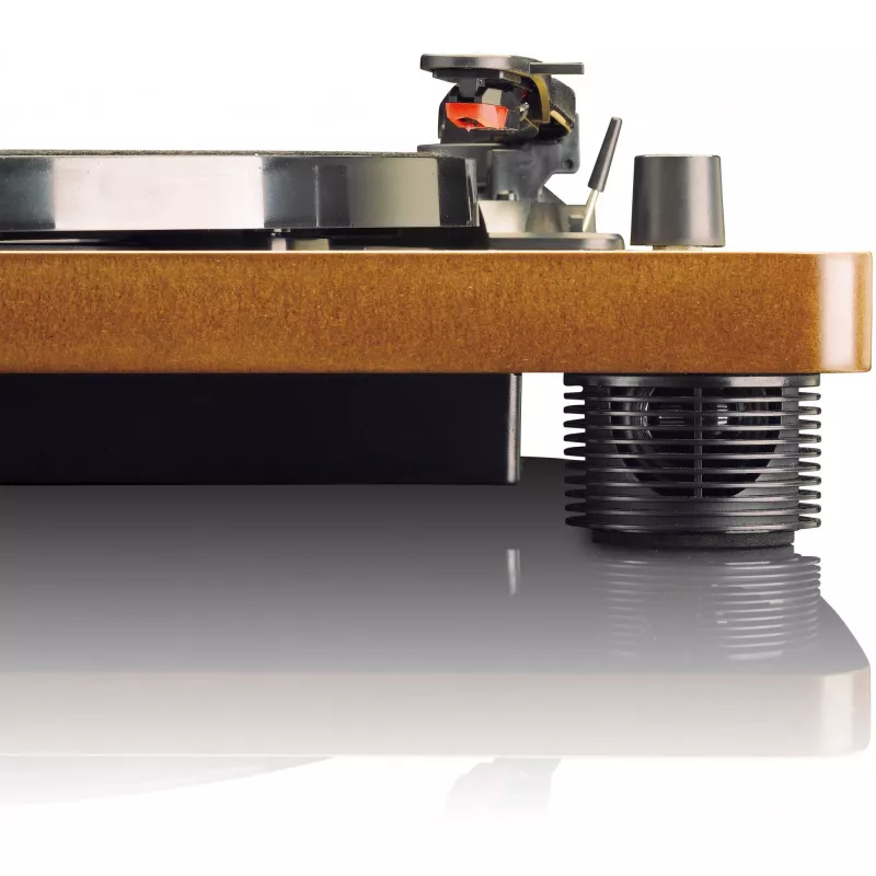 Gira-discos Lenco LS-50 com altifalante madeira