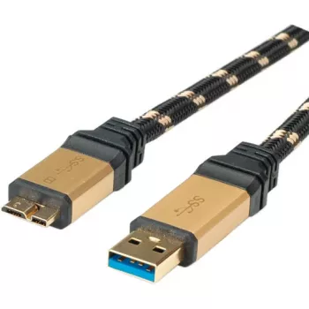ROLINE Gold cabo USB 3.0, ficha USB A - ficha USB 3.0 Micro B 2,0m (11.02.8879)