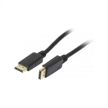 Cabo de vídeo DisplayPort 1.2, ST/ST, 1,5 m, Ultra HD 4k*2k 3840*2160@60Hz 4:4:4, 8 Bit, CCS, Synergy 21 (S215439V2)