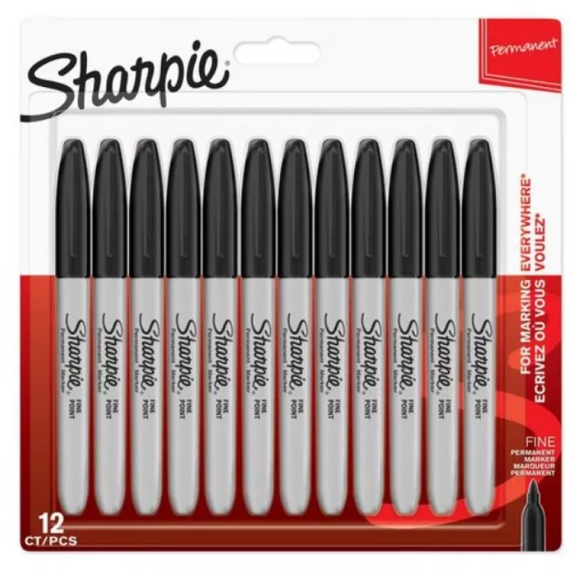 Marcador Sharpie ponta redonda fina PMKR BL12