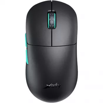 Xtrfy M8 rato gaming com fios/sem fios 400-26000 CPI Low Front ultraleve único (M8W-preto)