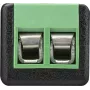 Wentronic 76741 adaptador de interface de cabo RCA de 2 polos preto - verde (76741)