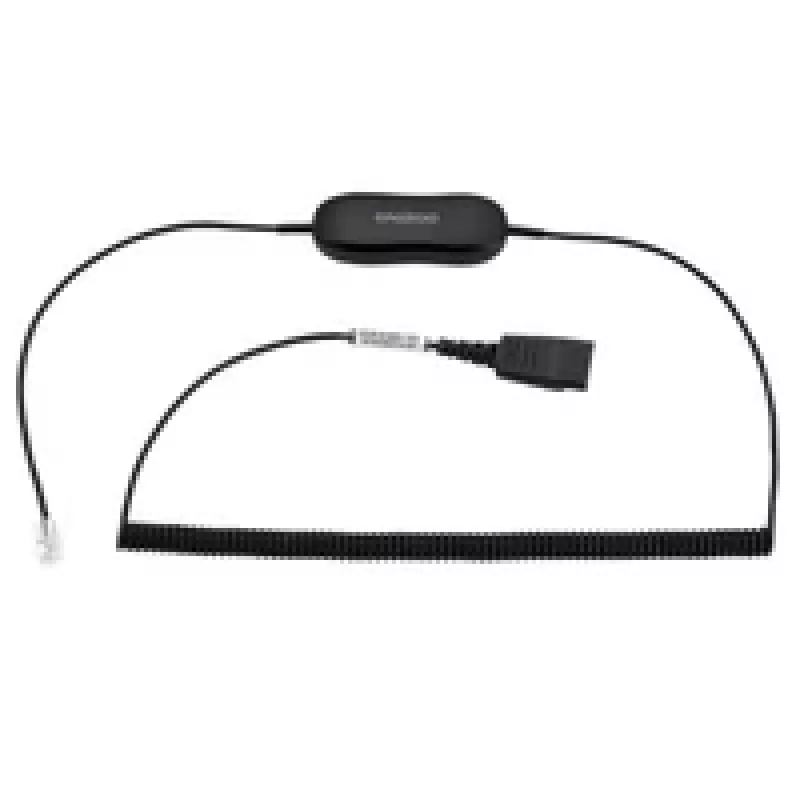 Cabo espiral Jabra GN1218 AC 2m, preto