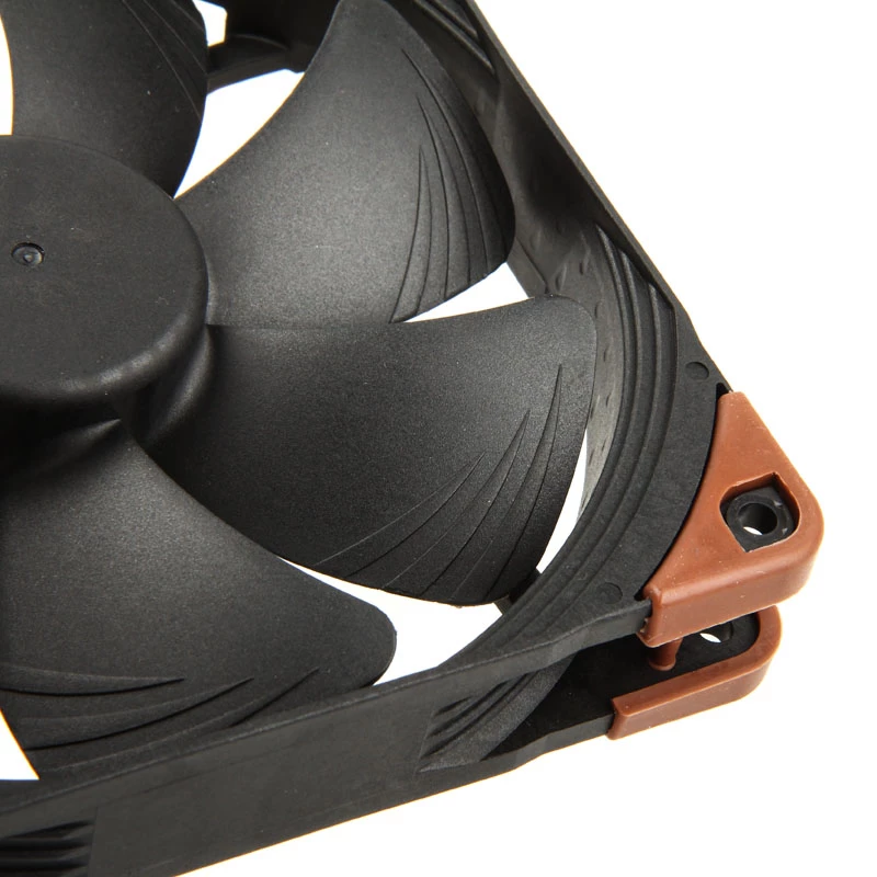 Noctua NF-A14 industrialPPC-2000 ventoinha de caixa, 140 mm, 3 pinos, preta/castanha