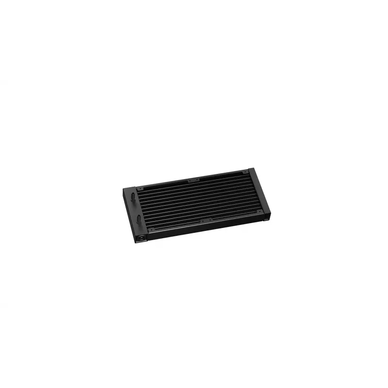 Refrigeração líquida All-in-One DeepCool LT240 — radiador de 240 mm, 2 ventoinhas PWM de 120 mm, rolamento hidrodinâmico, suporte LGA-1200, preto