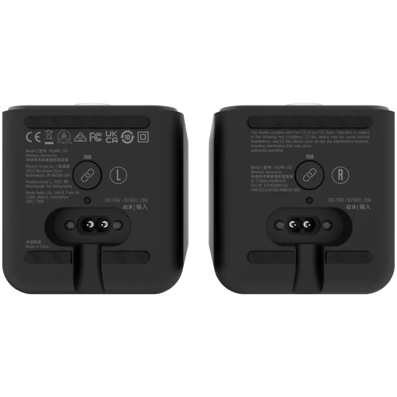 Coluna sem fios de 1 via KLIPSCH SURR 100 — 50 W, 2.0 canais, 235–20000 Hz, preta