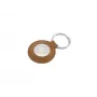 Capa para AirTag FIXED FIXWAT-C2-BRW pele de vaca genuína castanha — suporte protetor em pele para Apple AirTag