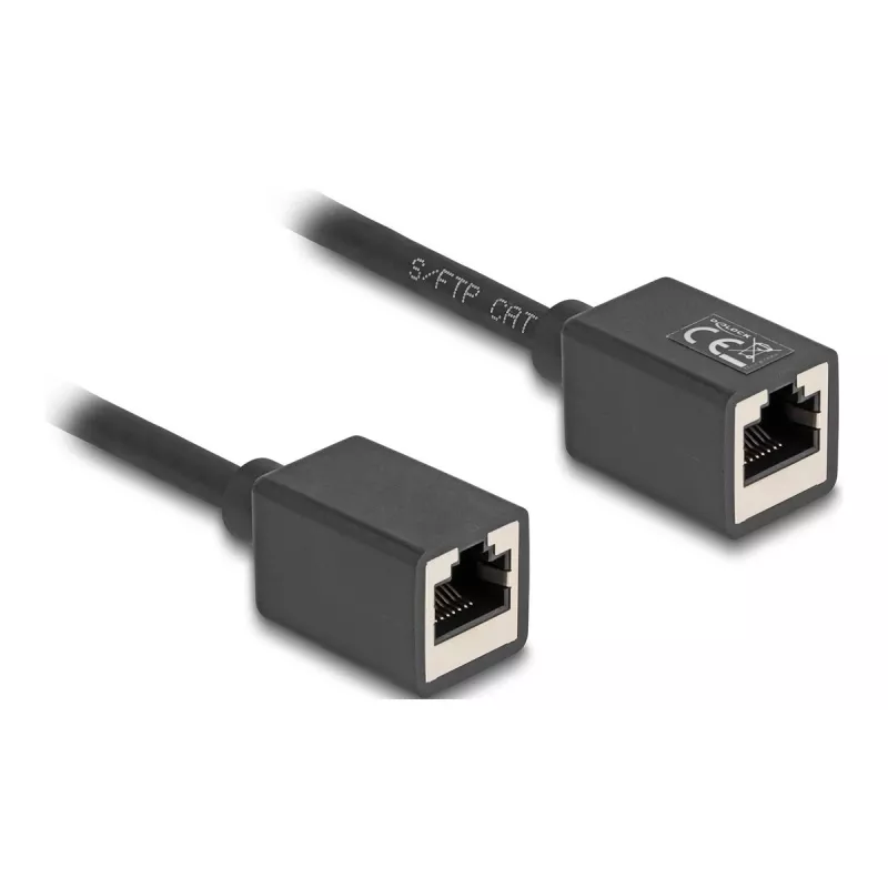 Cabo de rede DeLOCK 90334 RJ-45 Cat6a 7,5 m preto