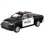 Brinquedo de construção Cobi RAM 1500 Police 24608 modelo 2-em-1, conjunto de blocos, transformável