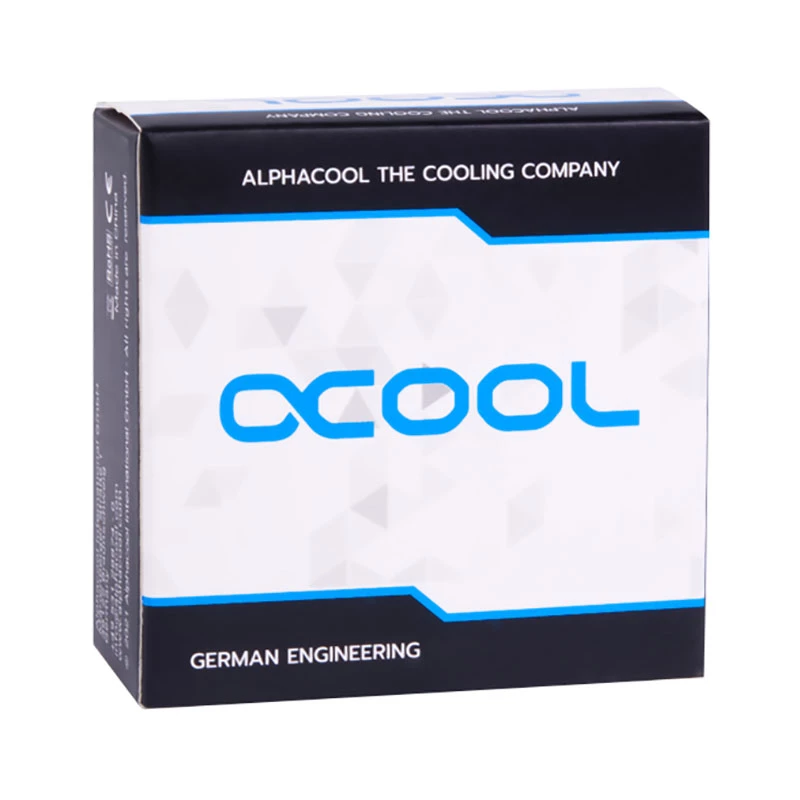 Suporte de dissipador Alphacool ES D-Plug cromado latão 2 cm 35 g