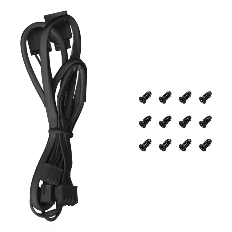 DeepCool FD12 ARGB R-FD12-BKAPN3-G ventoinhas de caixa, 120 mm (120x120x25), 12 V, pack de 3, pretas