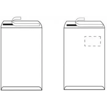 Herlitz 10900744 envelope de envio C4, castanho, autoadesivo, 90 g/m²