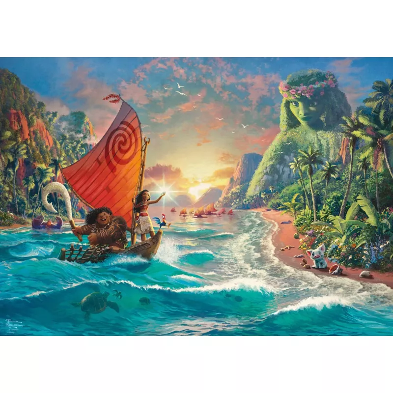 Thomas Kinkade Studios: Moana – Vaiana, puzzle 1000 peças