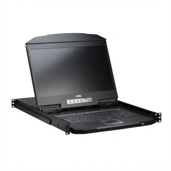 ATEN CL3116NX KVM switch 46,99cm 18.5 polegadas TFT VGA PS/2-USB 16 portas layout de teclado alemão