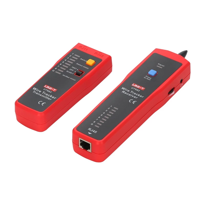 Detetor de par de cabos com testador RJ-45 UT-682