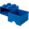 LEGO Brick Drawer 4 Blue, caixa de arrumação azul