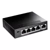 Switch de Rede Cudy GS105 — 5 Portas Gigabit Ethernet (10/100/1000), Preto, Fonte de Alimentação 5 V DC Incluída