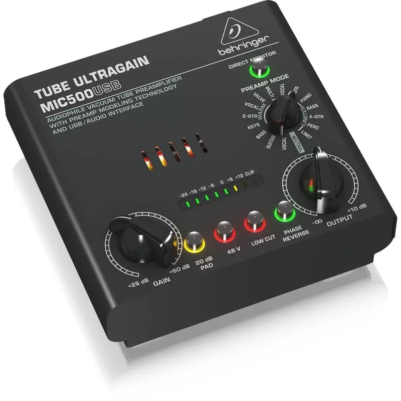Behringer MIC500USB pré-amplificador de áudio