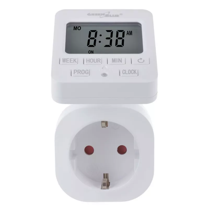Temporizador digital GB605 E GreenBlue 16A IP20