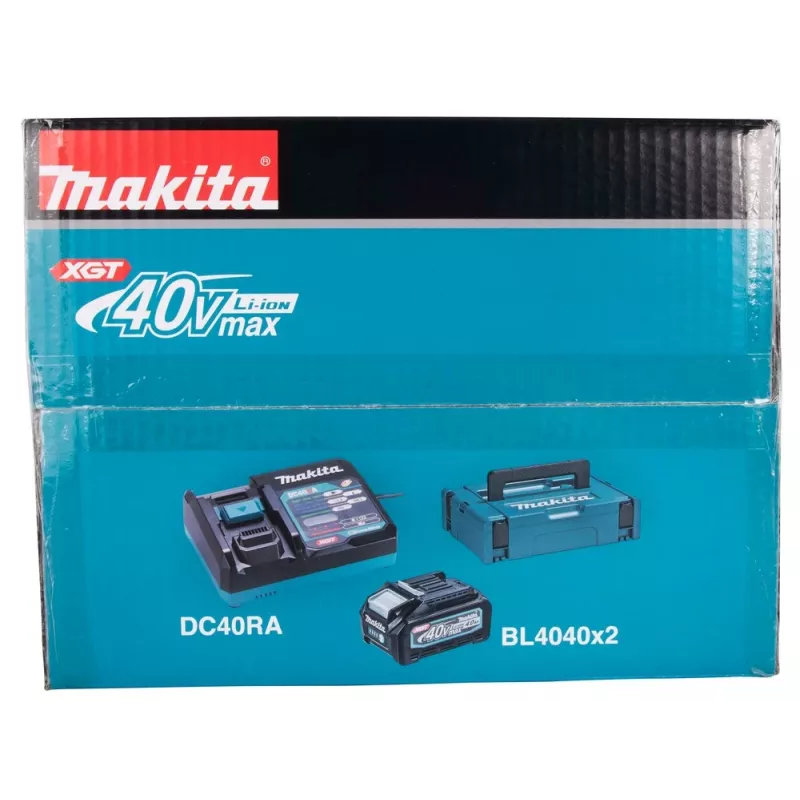 Conjunto de bateria e carregador Makita XGT