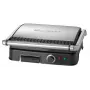 Grelhador elétrico Clatronic KG 3487 (grelhador de mesa 2000W, preto e prateado)