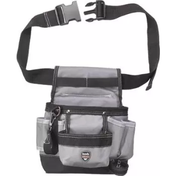 kwb 907710 - Bolsa de cinto para ferramentas - preto - cinzento - nylon - 7 bolsas - 600 D - 7,5 cm (907710)