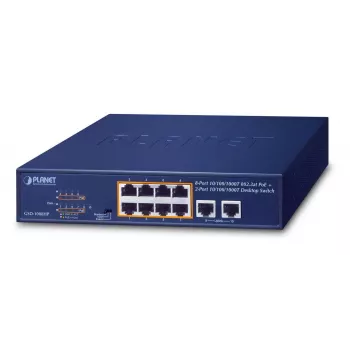 Switch não gerido PLANET GSD-1008HP