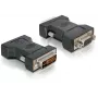VGA 15 pinos conector fêmea para DVI 24+5 ficha DeLOCK 65016