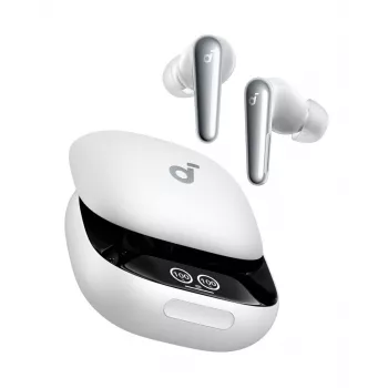 Headset Anker Soundcore Liberty 4 Pro TWS Bluetooth in-ear, branco, para chamadas/música/desporto, peso 61,97 g