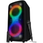 Altifalante portátil de festa Sven PS-1000 160 W, Bluetooth, FM, Karaoke, preto